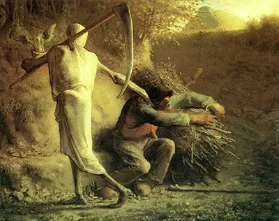 Death and the Woodcutter Jean-Francois Millet